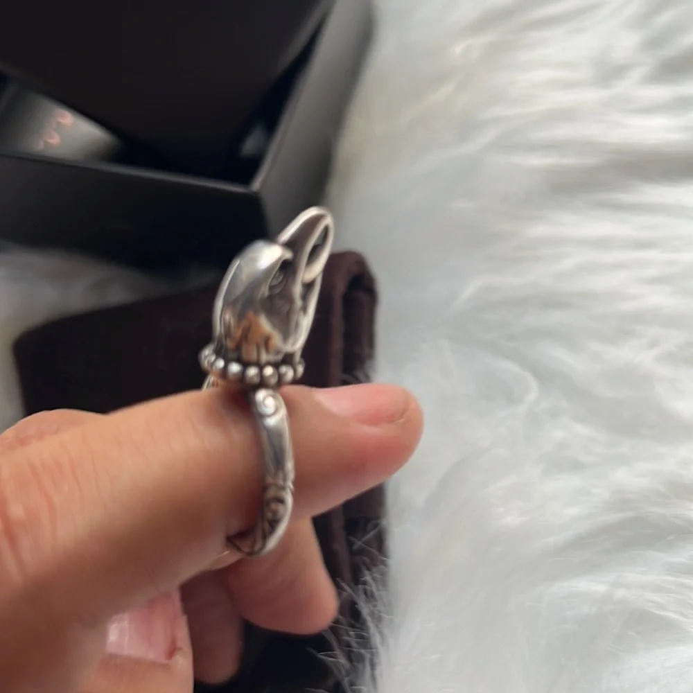 Gucci Ring Anger Forest Eagle Head silver 925‎